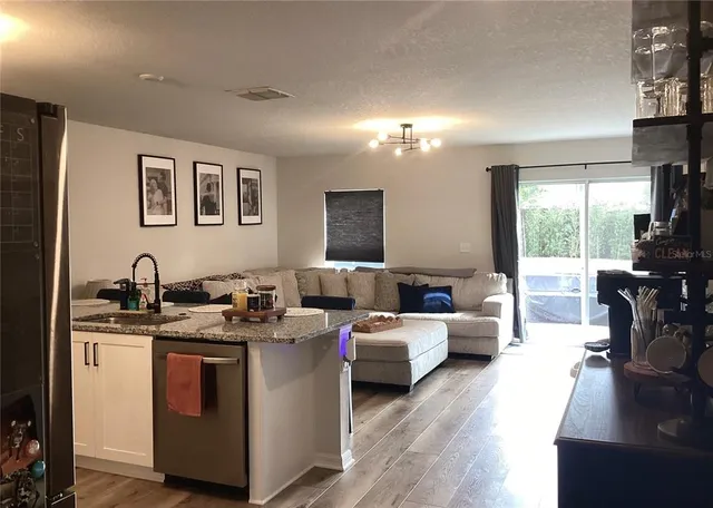 a view of a hallway with interior of the house