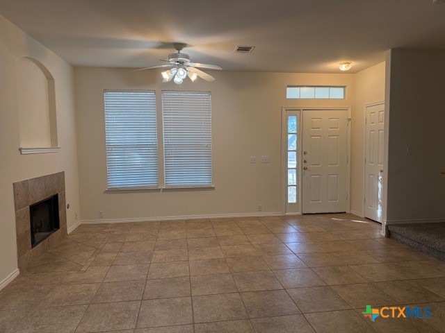 200 Utterback, Unit A Kyle, TX 78640 - Photo 9 of 19 a view of an empty room with a fireplace