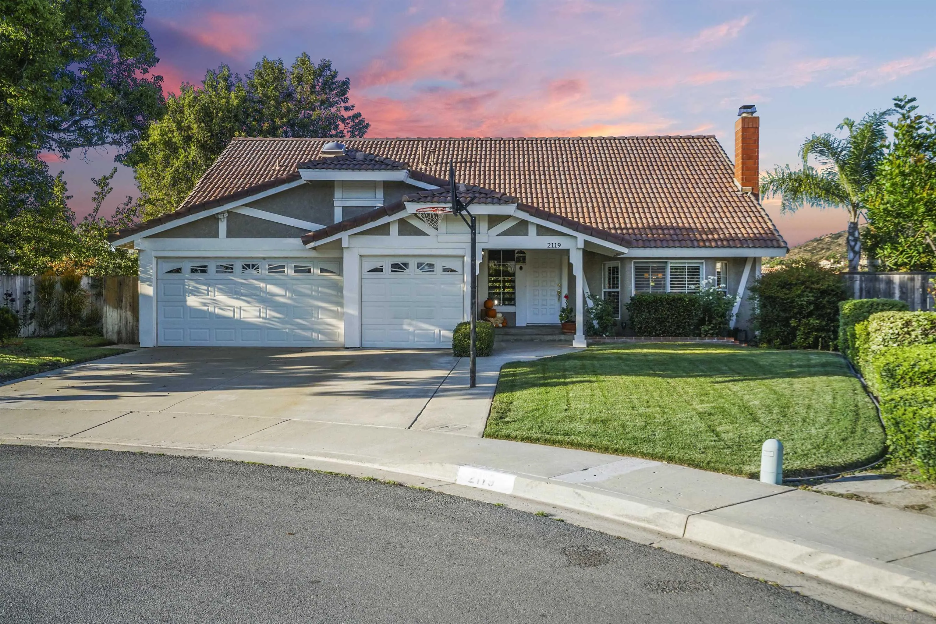 2119 Packard Place El Cajon, CA 92019 - Photo 1 of 29 front view of a house with a yard