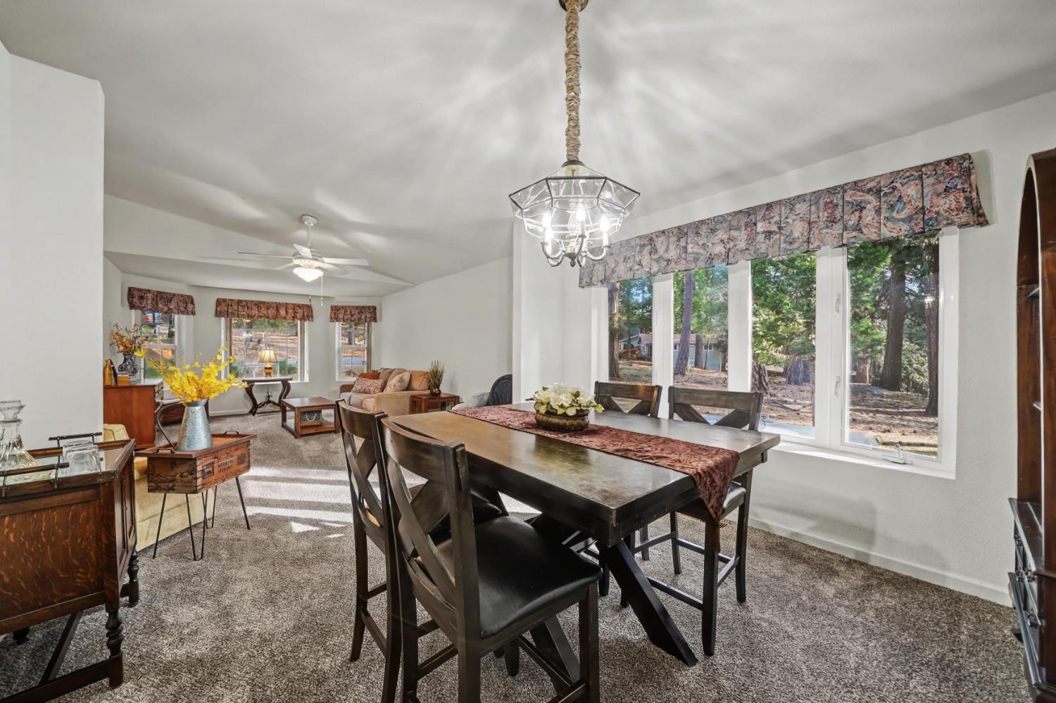 27390 Barton Road Pioneer, CA 95666 - Photo 24 of 52 a view of a dining room with furniture window and outside view