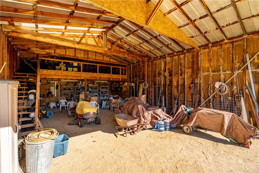9220 Carmel Road Atascadero, CA 93422 - Photo 49 of 61 There is a loft area at the back of the barn for even more storage opportunities. Barn has power and lights.