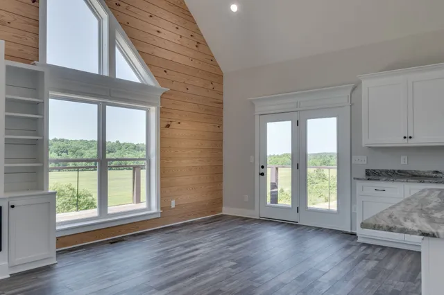 wooden floor in an empty room