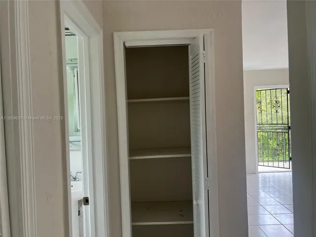 a view of walk in closet