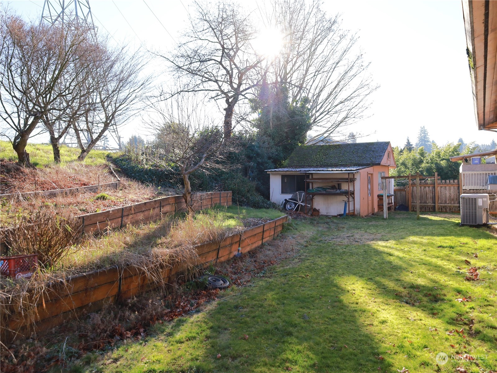 5150 South Creston Street Seattle, WA 98178 - Photo 25 of 27 a backyard of a house with barbeque oven and outdoor seating