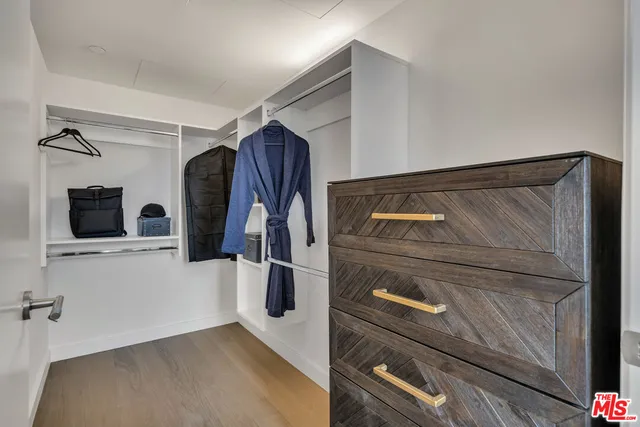 a view of walk in closet