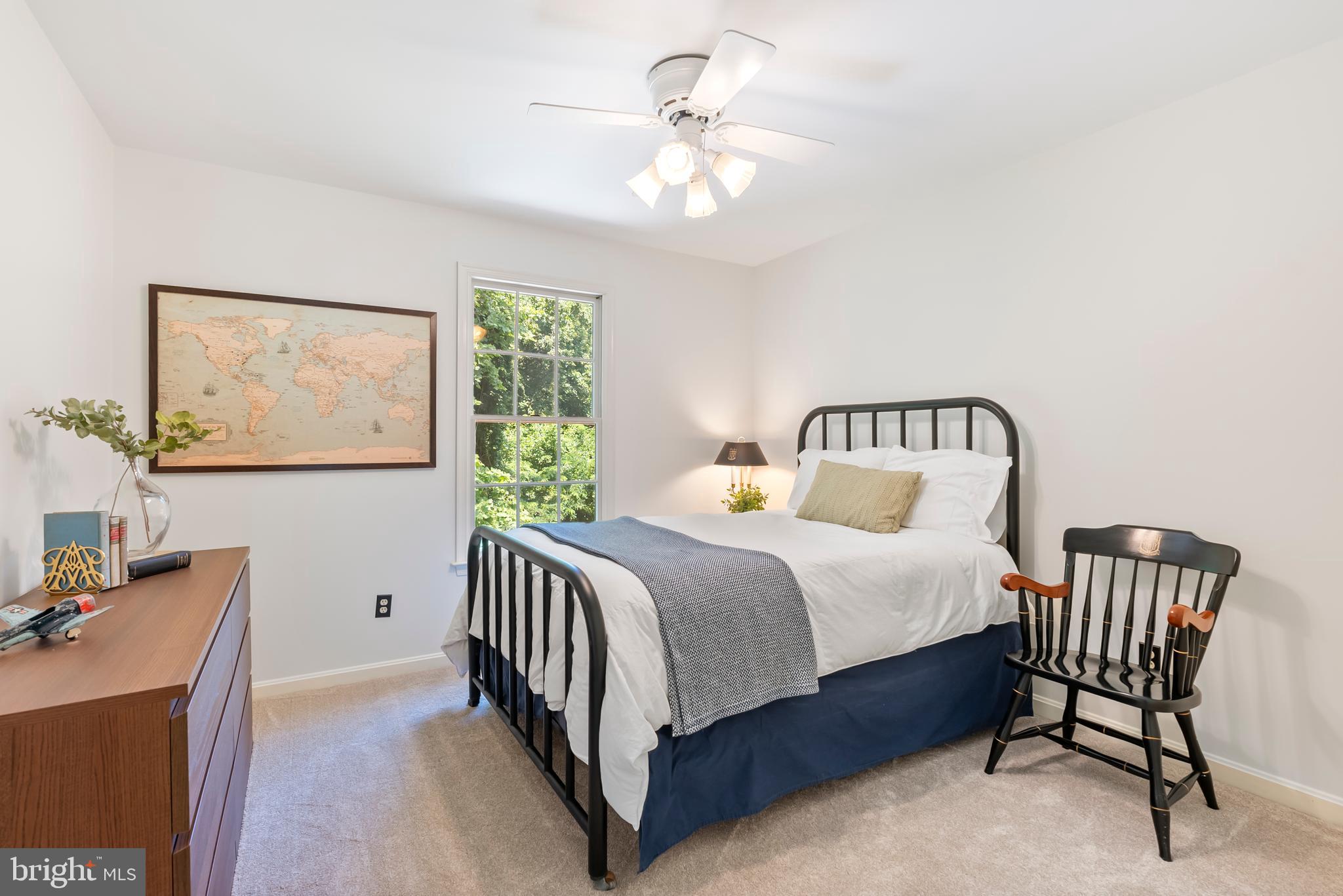 1600 Old Mill Bottom Run Annapolis, MD 21409 - Photo 29 of 56 a bedroom with a bed desk and a window