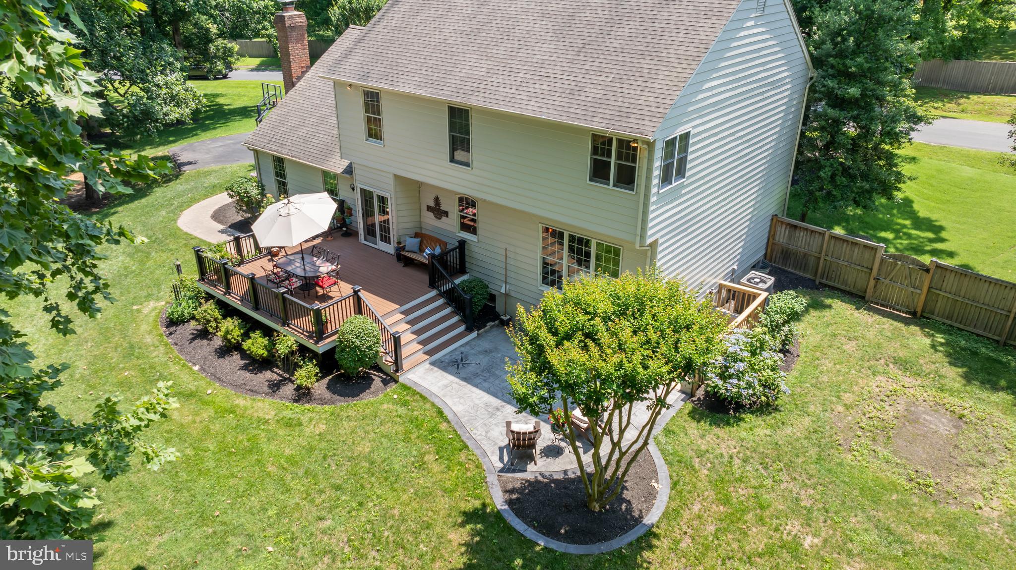 1600 Old Mill Bottom Run Annapolis, MD 21409 - Photo 48 of 56 a view of a backyard with plants and a garden