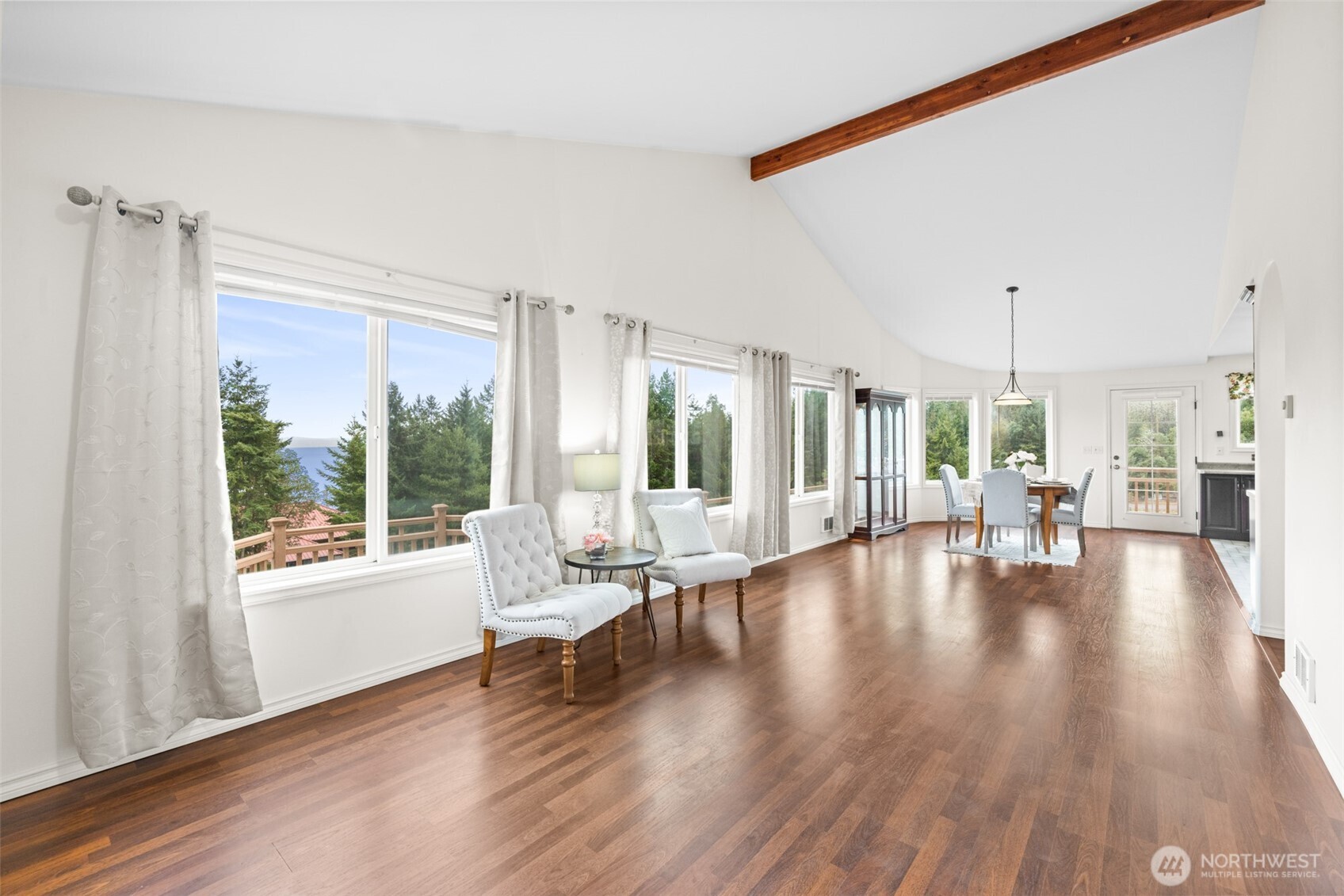 382 Discovery View Drive Sequim, WA 98382 - Photo 6 of 40 a living room with furniture and a large window