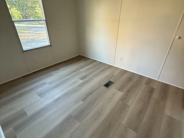 wooden floor in an empty room