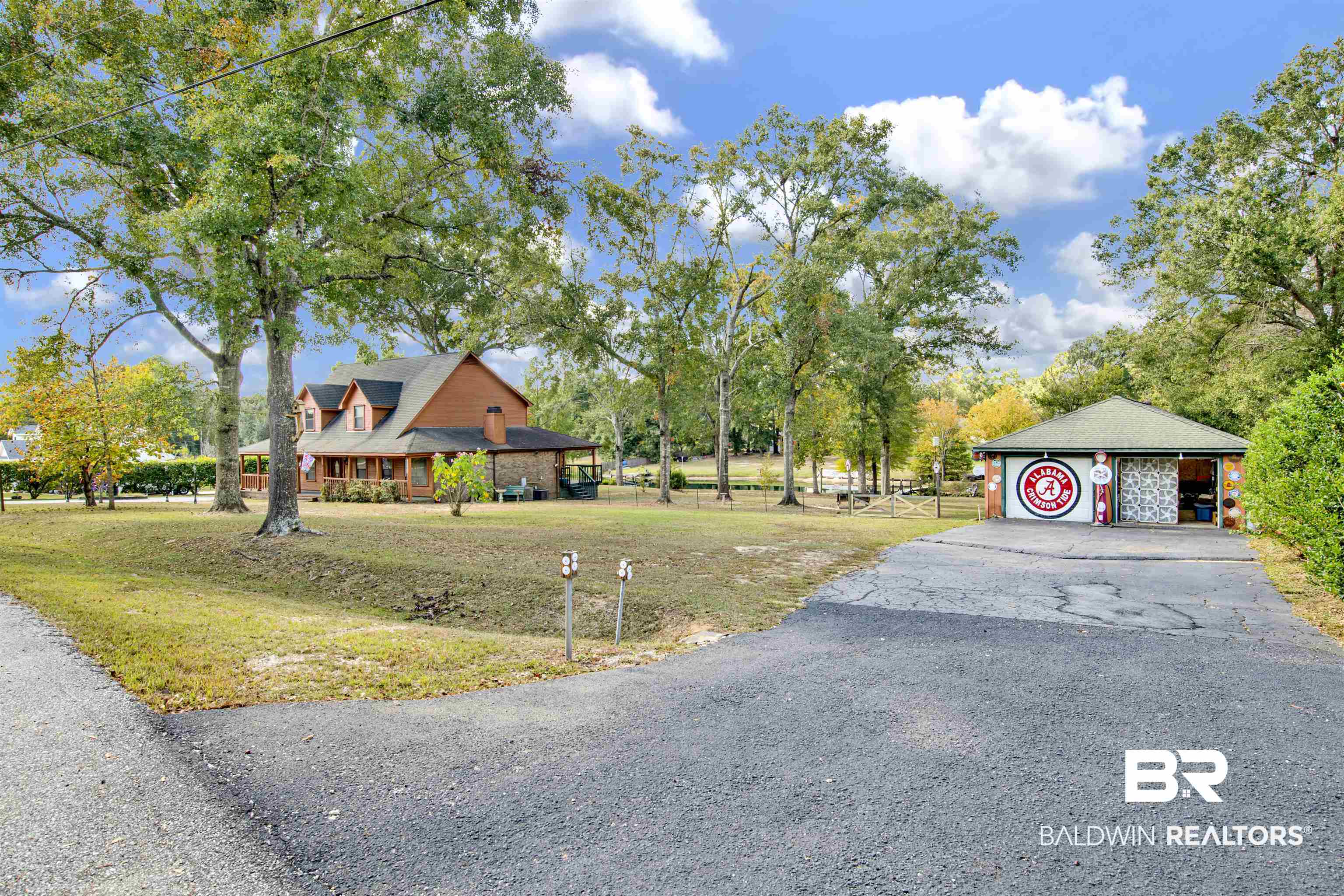 4890 Red Creek Road Semmes, AL 36575 - Photo 5 of 47 View of front of house with a front yard