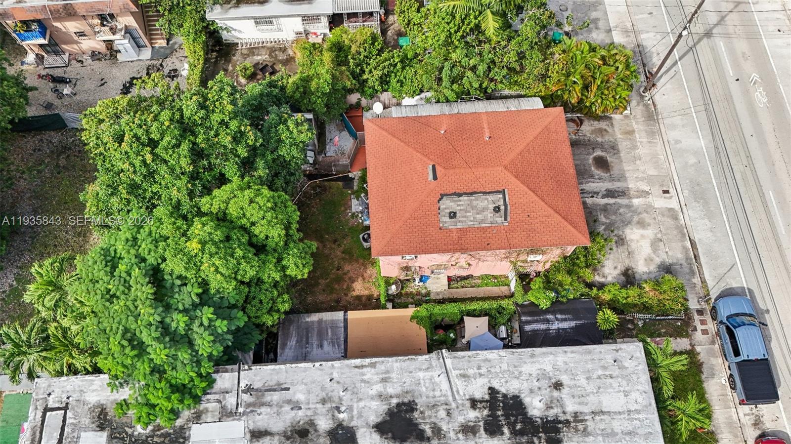 984 Southwest 6th Street Miami, FL 33130 - Photo 7 of 11 an aerial view of a house with outdoor space