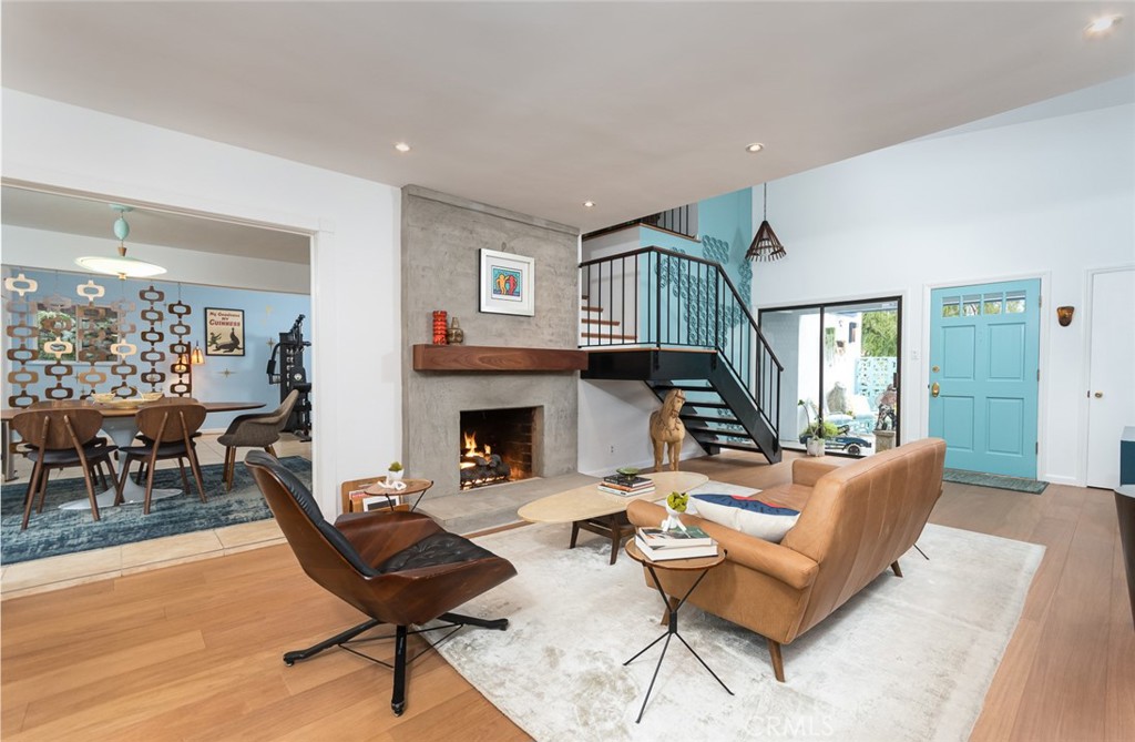 3611 El Lado Drive Glendale, CA 91208 - Photo 7 of 31 a living room with furniture and a fireplace