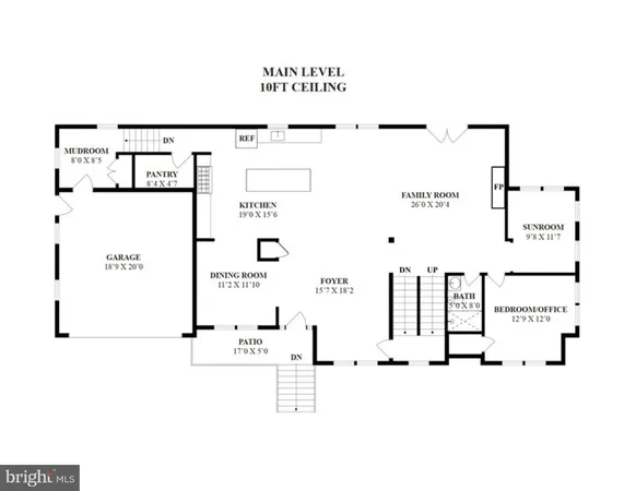 a picture of a floor plan