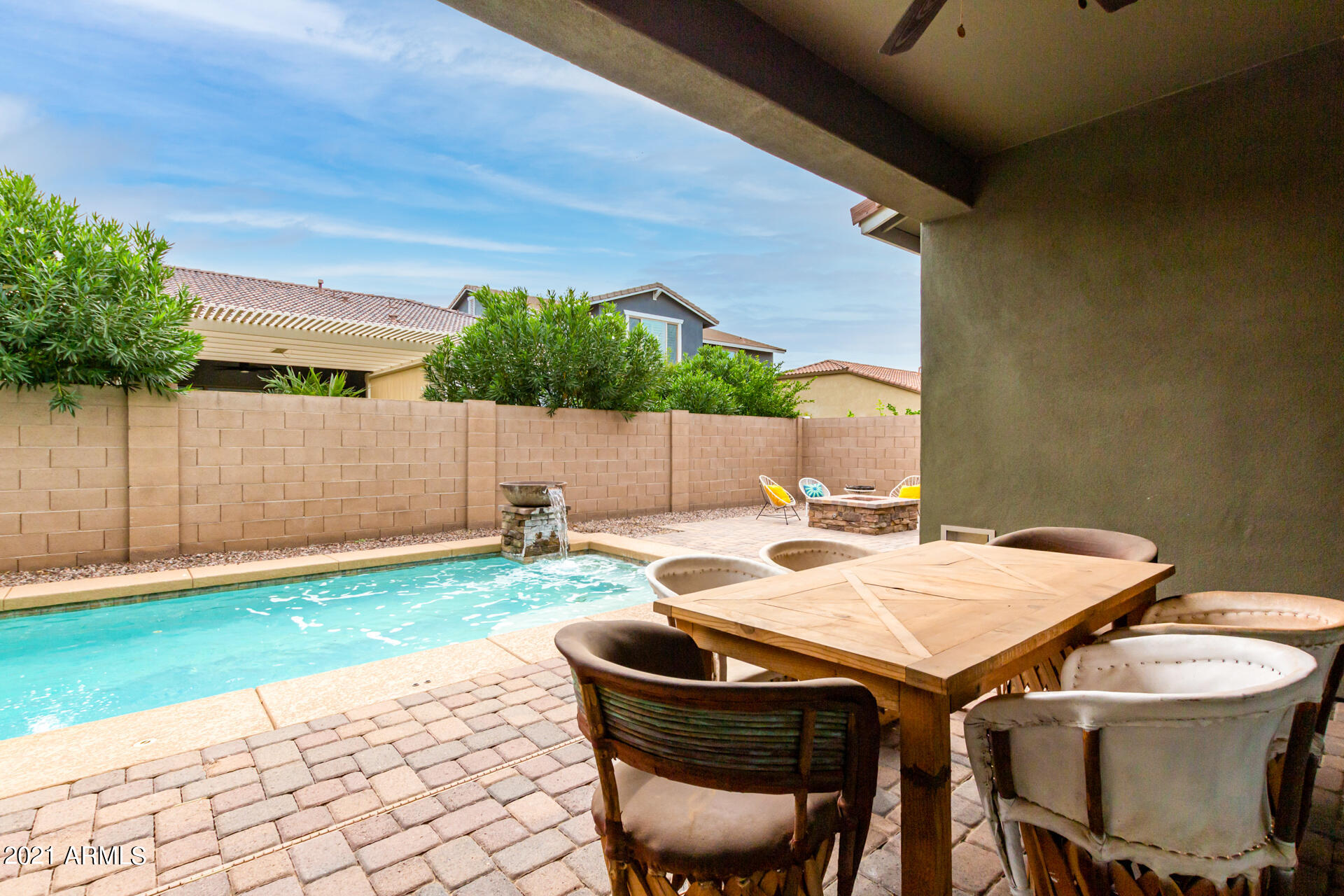 4169 East Morrison Ranch Parkway Gilbert, AZ 85296 - Photo 29 of 45 south facing pool