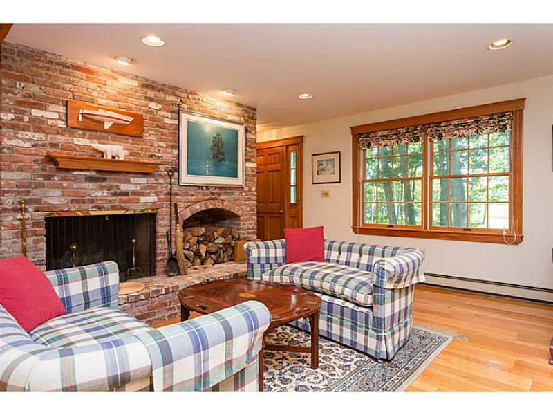 42 Goodwin Road Kittery Point, ME 03905 - Photo 8 of 35 Living Room. Even without a fire...