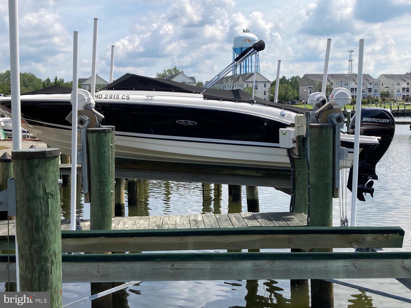301 Muir Street, Unit 502 Cambridge, MD 21613 - Photo 39 of 53 Boat slip # 4 with Lift