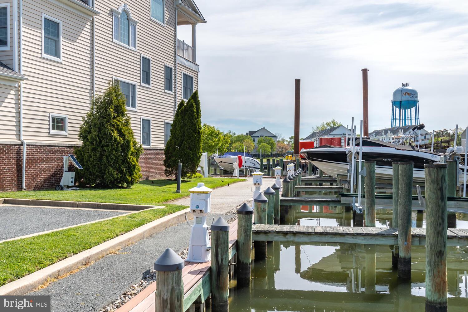 301 Muir Street, Unit 502 Cambridge, MD 21613 - Photo 40 of 53 Boat slip # 4 with Lift