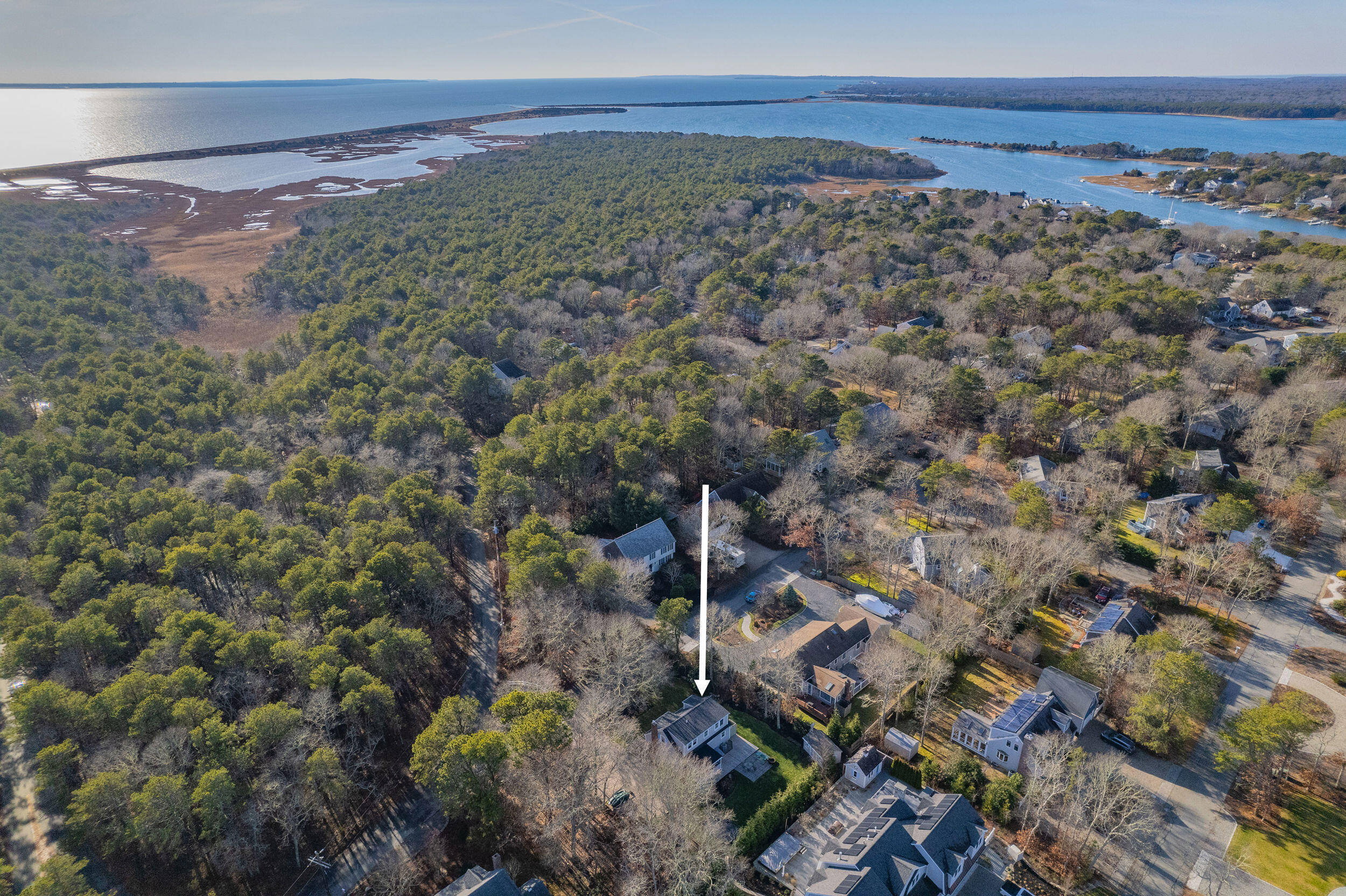 7 Manitoba Road Mashpee, MA 02649 - Photo 23 of 29 7 Manitoba - Aerial