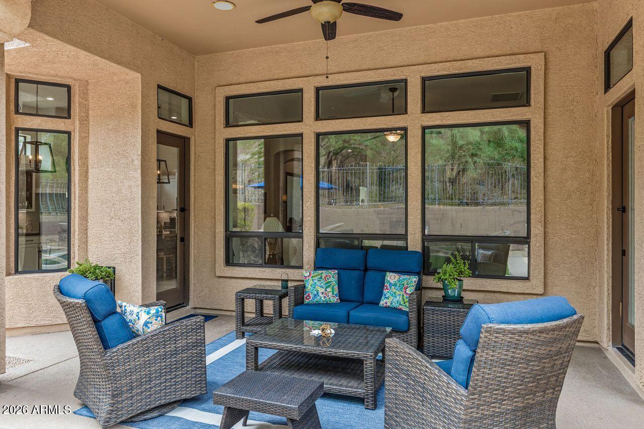 4107 North Silver Ridge Circle Mesa, AZ 85207 - Photo 36 of 67 Deep covered patio with fan - Copy