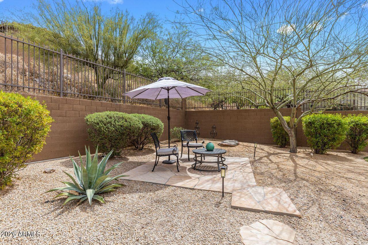 4107 North Silver Ridge Circle Mesa, AZ 85207 - Photo 43 of 67 Private sandstone patio area