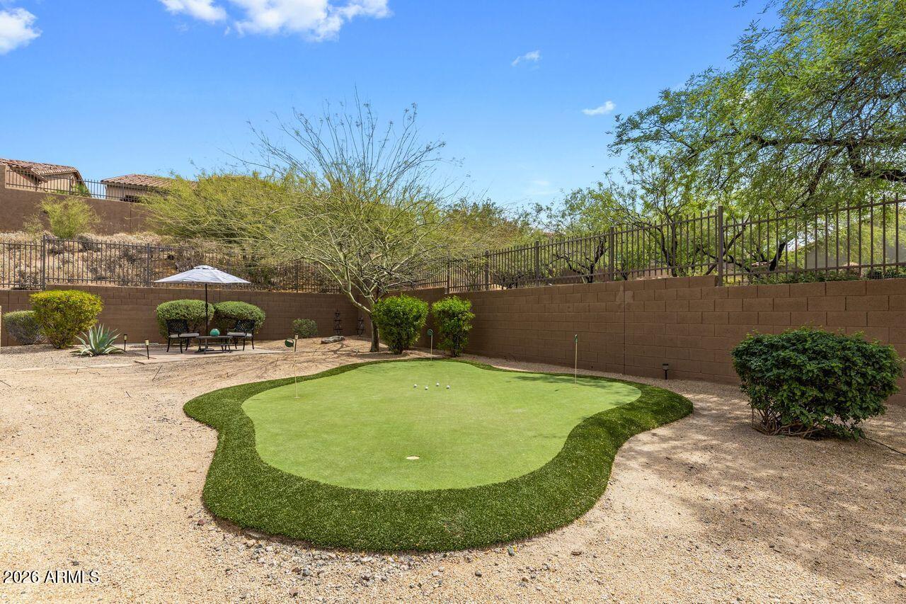 4107 North Silver Ridge Circle Mesa, AZ 85207 - Photo 44 of 67 Private putting and chipping green
