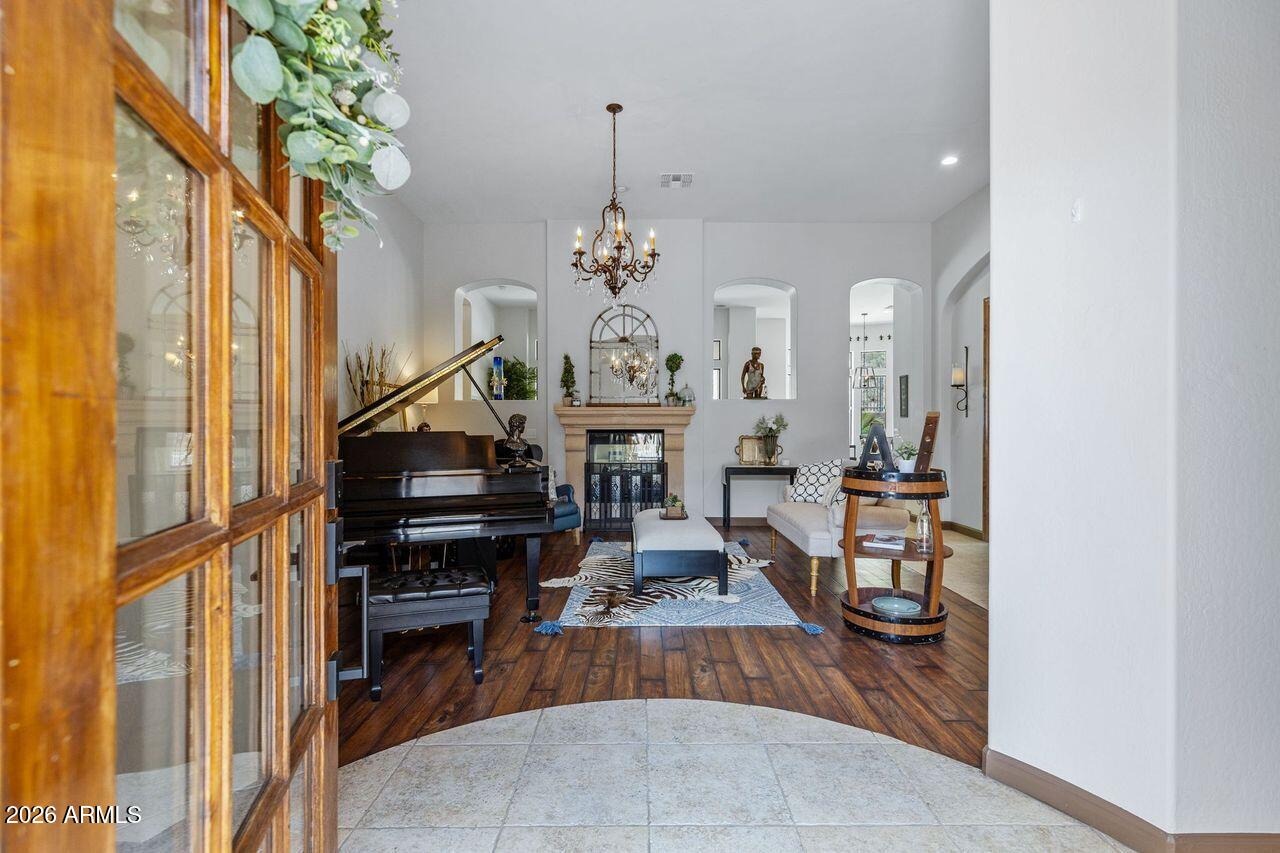 4107 North Silver Ridge Circle Mesa, AZ 85207 - Photo 10 of 67 Dramatic Entry way