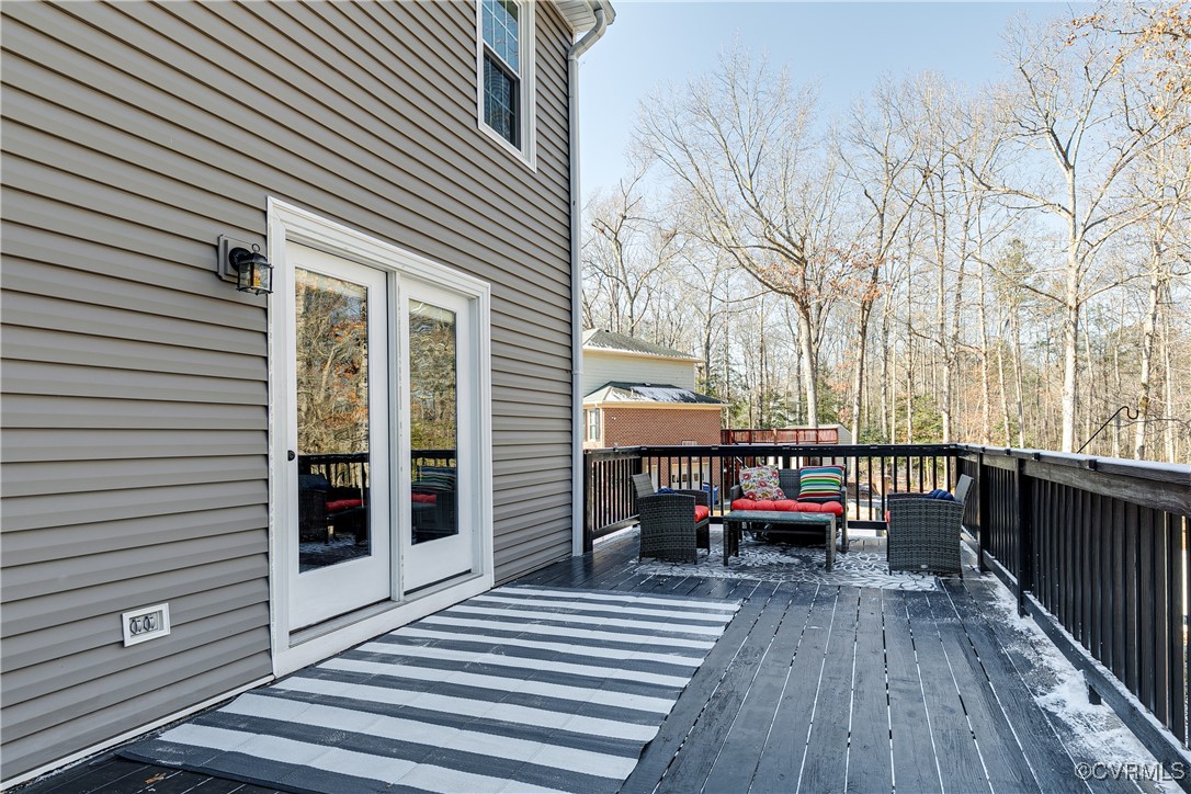 5300 Krag Road Chester, VA 23831 - Photo 29 of 33 a view of a chairs on the deck