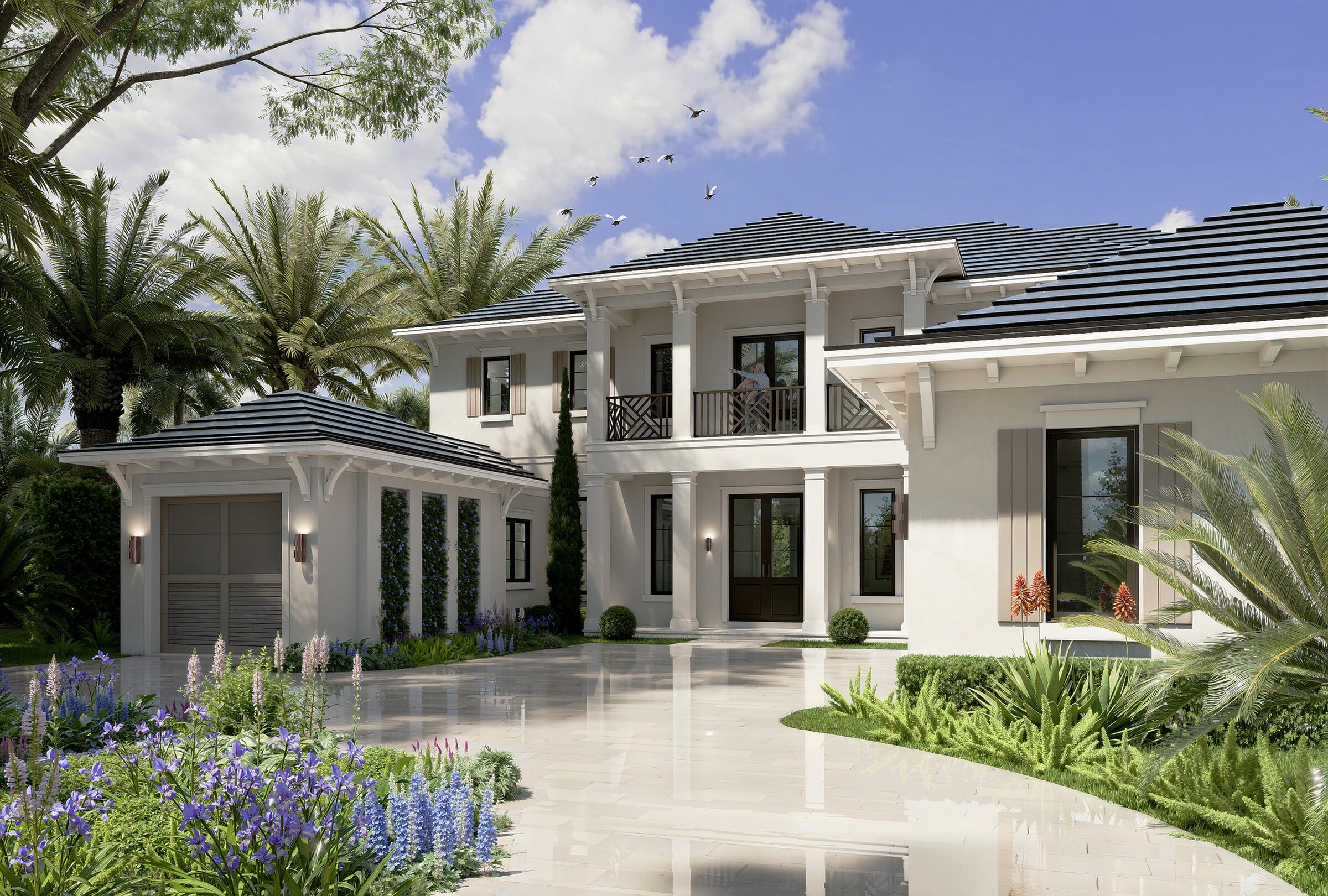 601 Northeast Spanish Trail Boca Raton, FL 33432 - Photo 3 of 16 front view of house with a yard