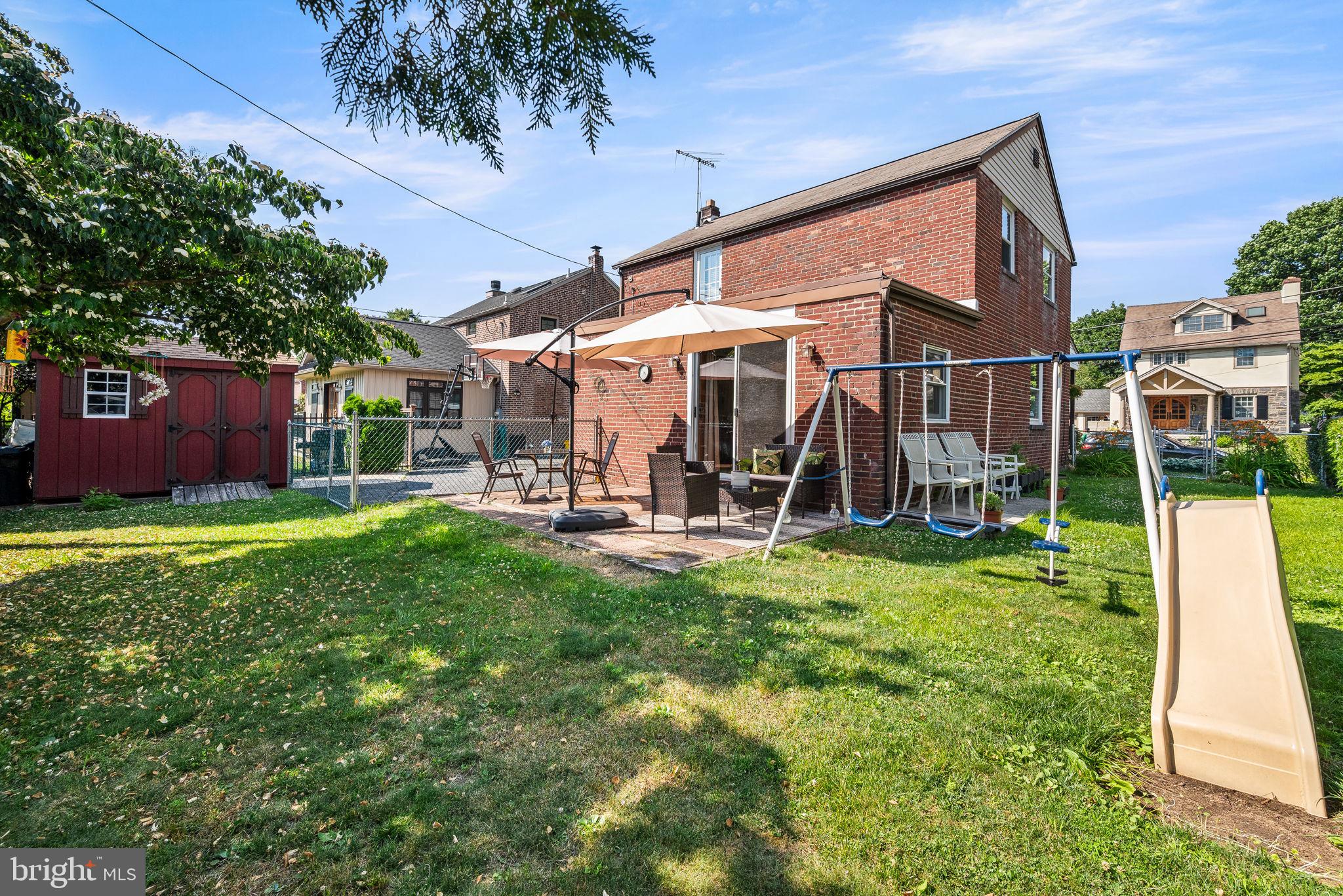 122 Kent Road Springfield, PA 19064 - Photo 24 of 25 Backyard with Patio