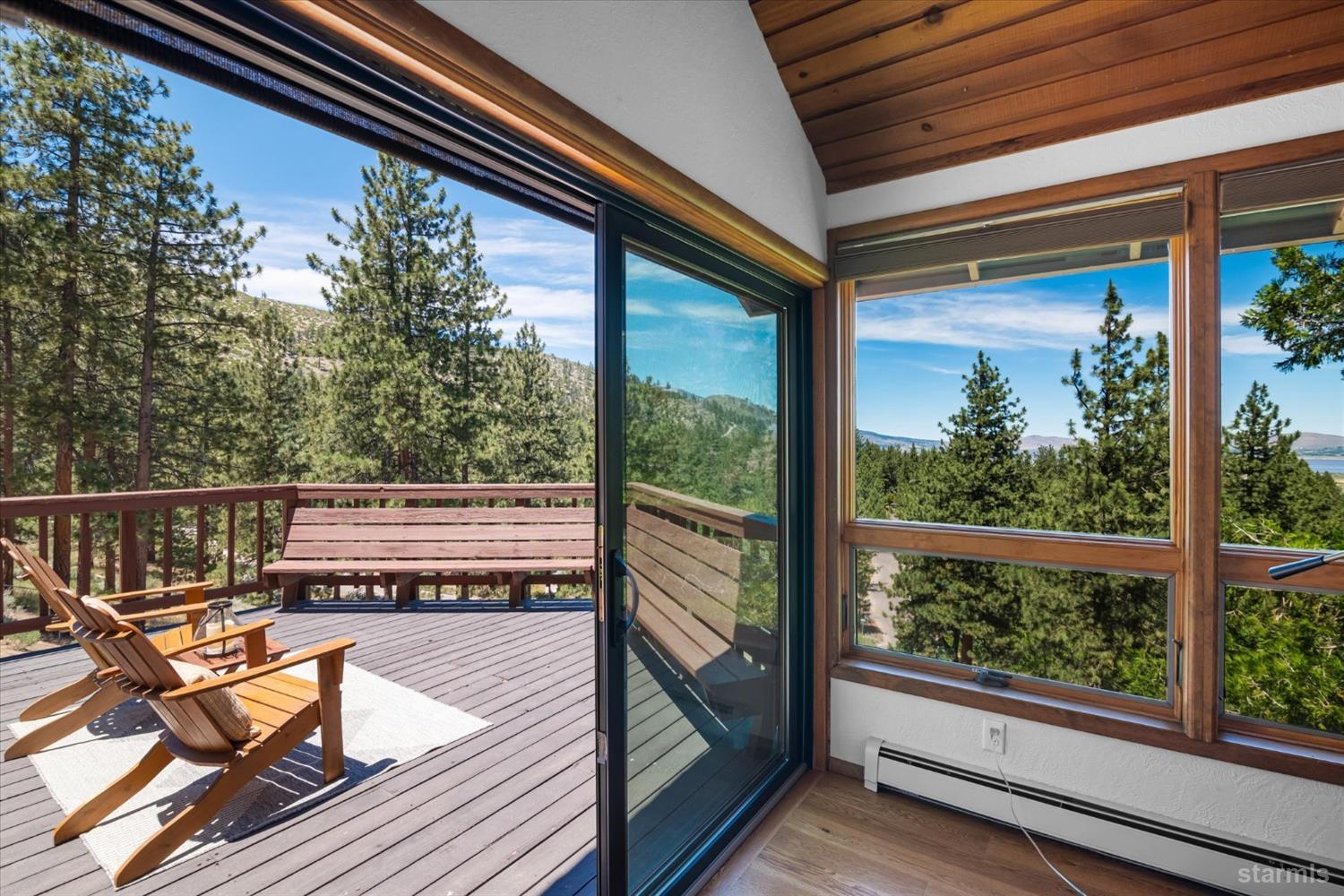 4201 Sandy Circle Carson City, NV 89703 - Photo 24 of 40 a view of balcony with floor to ceiling windows and wooden floor