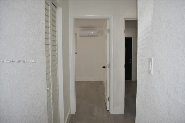 a view of closet area