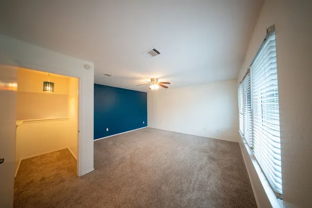 a view of a livingroom with a staircase