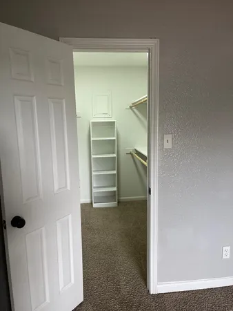 a view of closet area