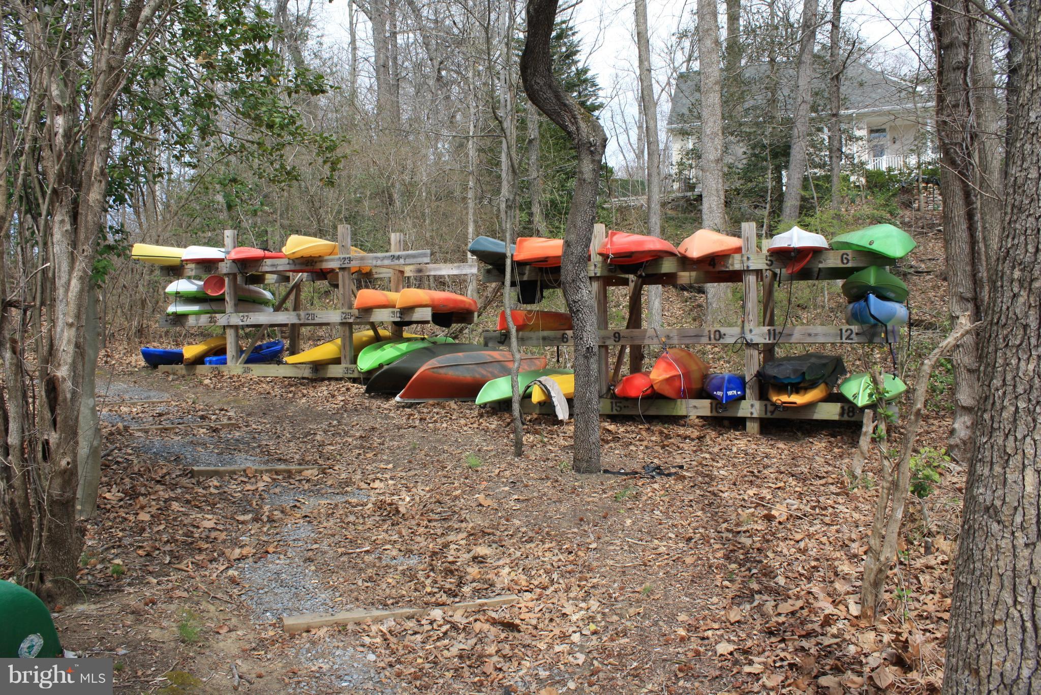 1292 Breckenridge Circle Riva, MD 21140 - Photo 22 of 27 Kayak Rack at the Dock