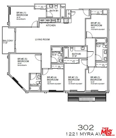 $6,845 | 1221 Myra Avenue, Unit 302, Los Angeles, CA 90029