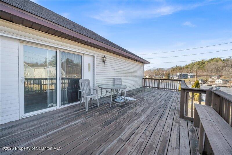 1228 Lake Road Factoryville, PA 18419 - Photo 31 of 43 a balcony with wooden floor