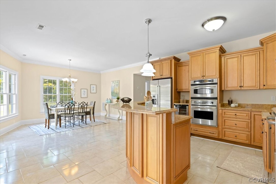 9301 Cattail Road Chesterfield, VA 23838 - Photo 8 of 48 Kitchen View of Eat In Area & Bar