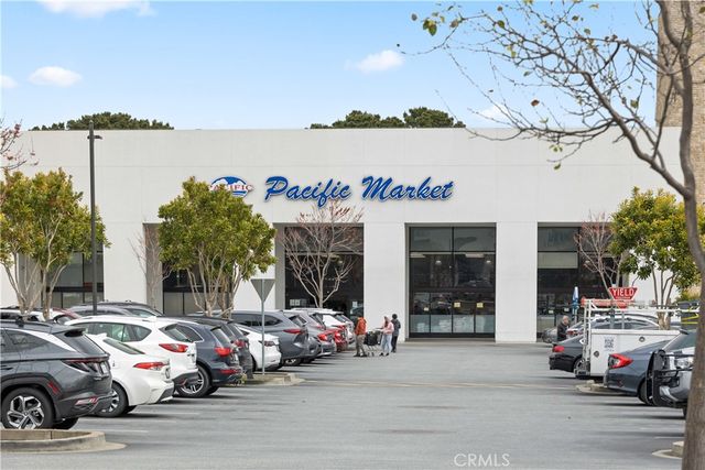 a car parked in front of a building