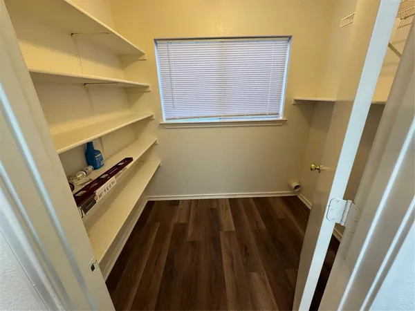 a view of a room with shelf