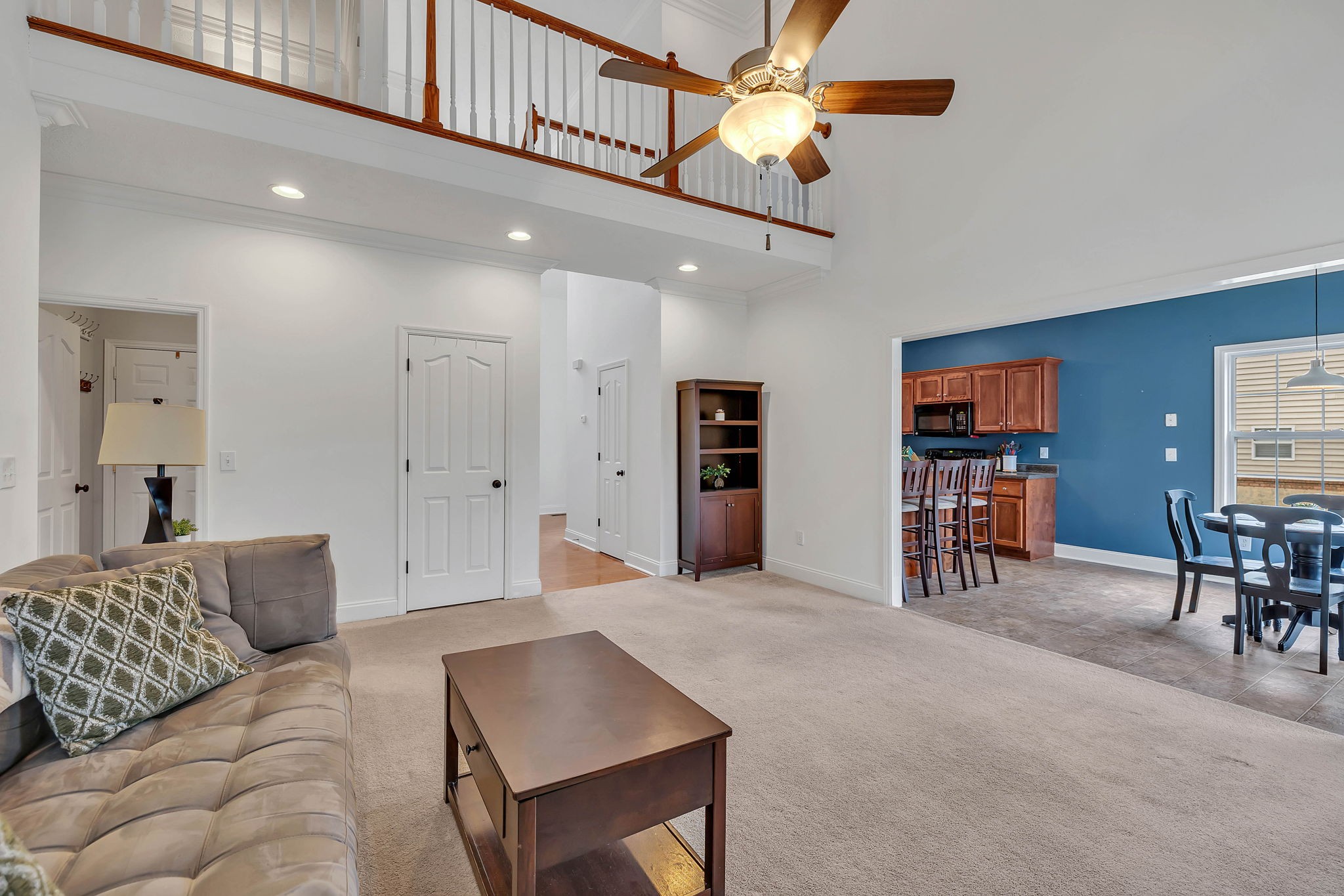 3309 Cornerstone Drive Murfreesboro, TN 37128 - Photo 21 of 43 a living room with furniture and a ceiling fan