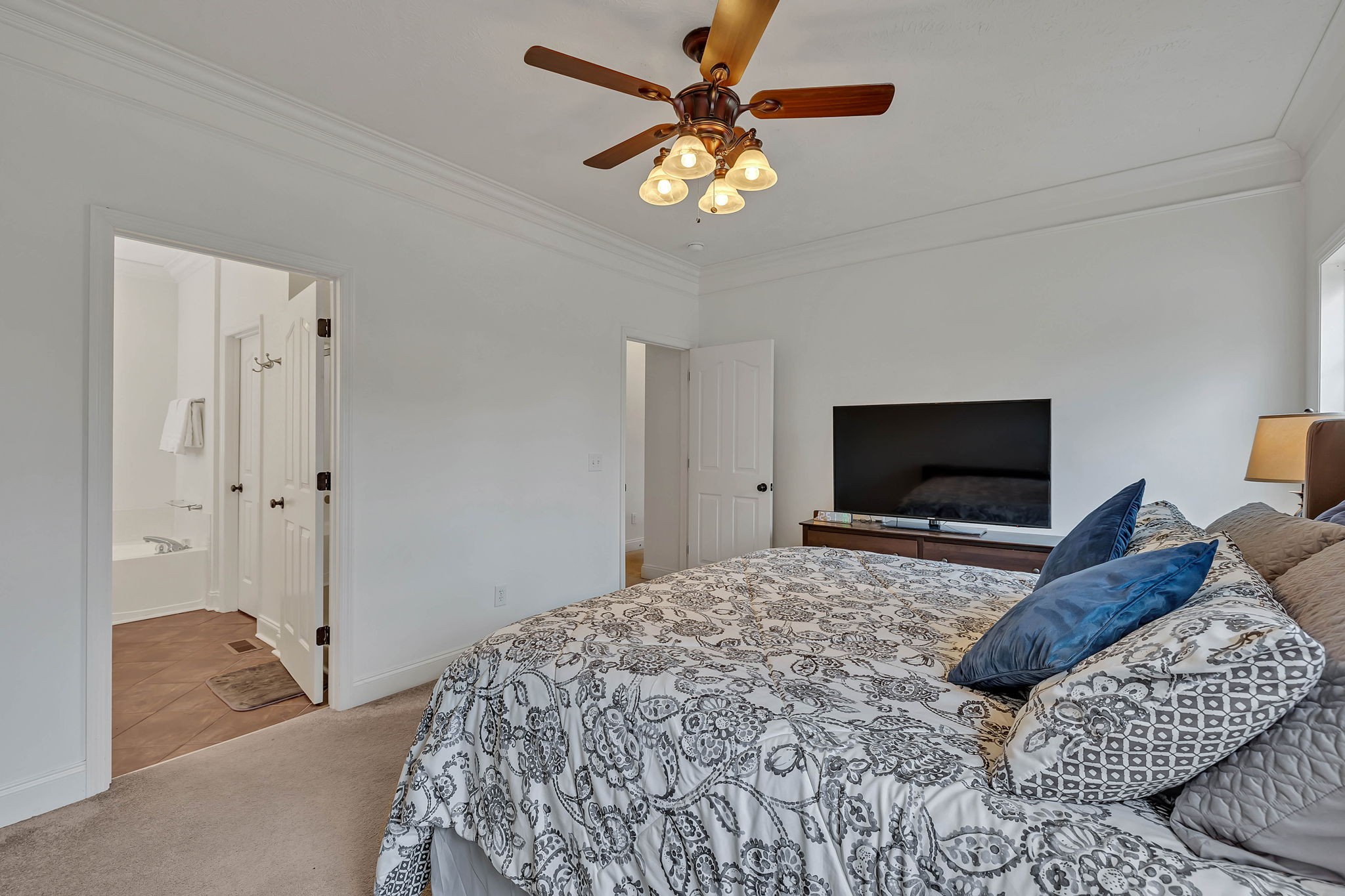 3309 Cornerstone Drive Murfreesboro, TN 37128 - Photo 25 of 43 a bedroom with a bed and a television