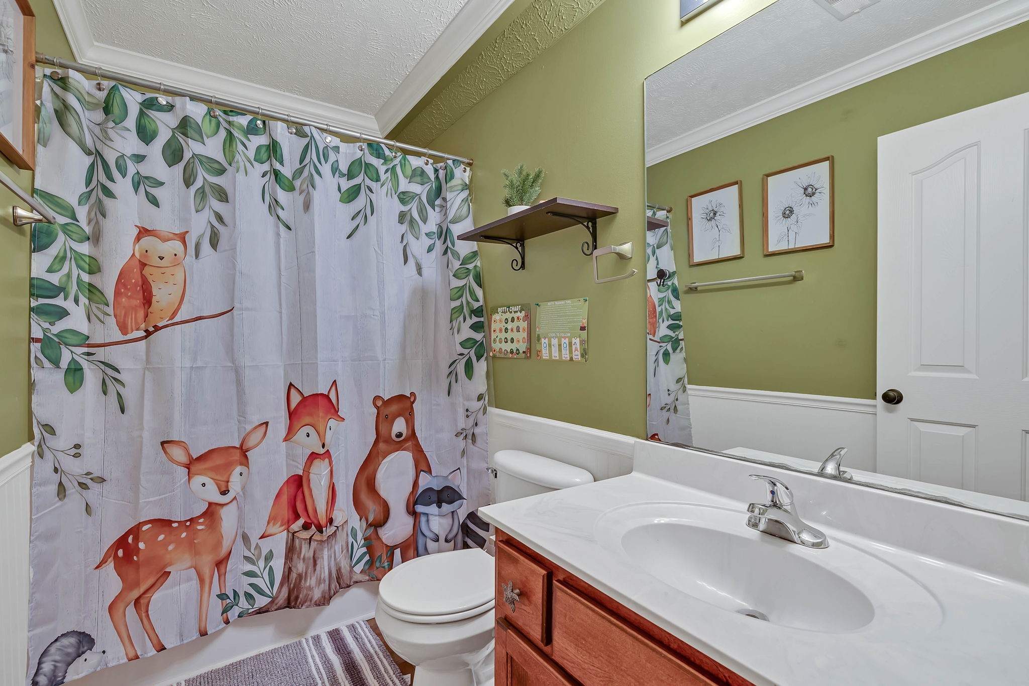 3309 Cornerstone Drive Murfreesboro, TN 37128 - Photo 34 of 43 a bathroom with a sink and a mirror