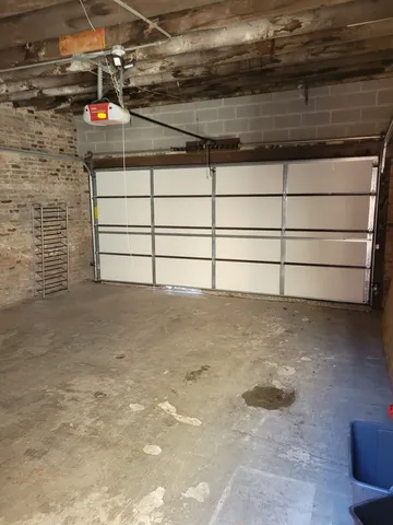 a view of a car garage