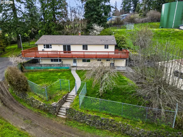 a view of a house with pool