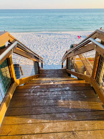 a view of city from a balcony