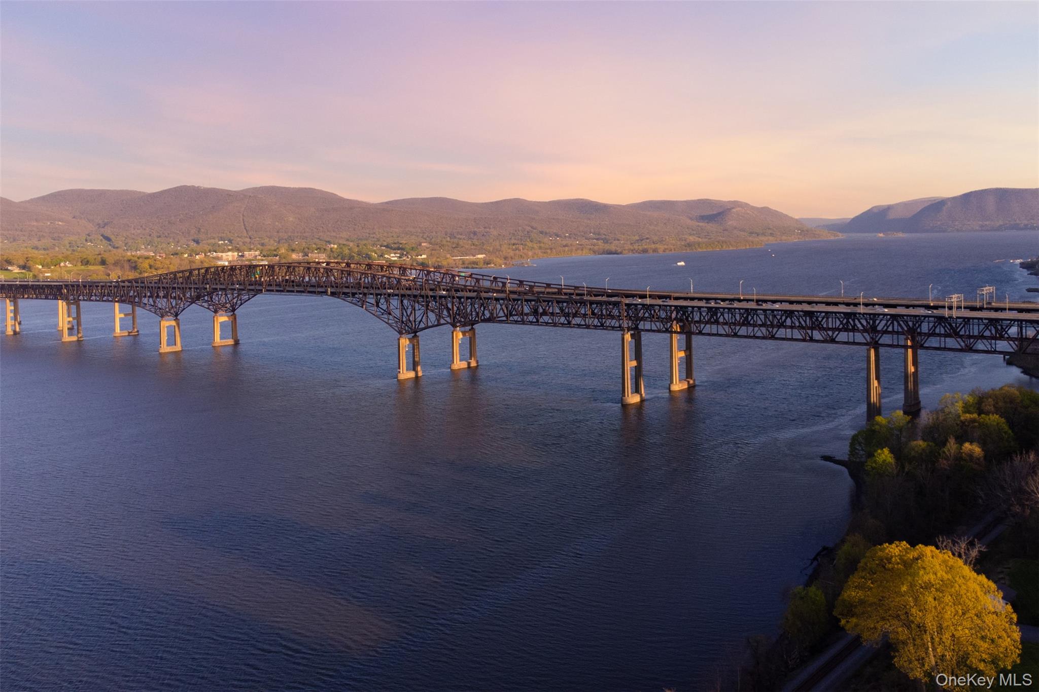 201 Main Street, Unit 2 Beacon, NY 12508 - Photo 23 of 24 View of the Newburgh Beacon Bridge and mountains over the Hudson River