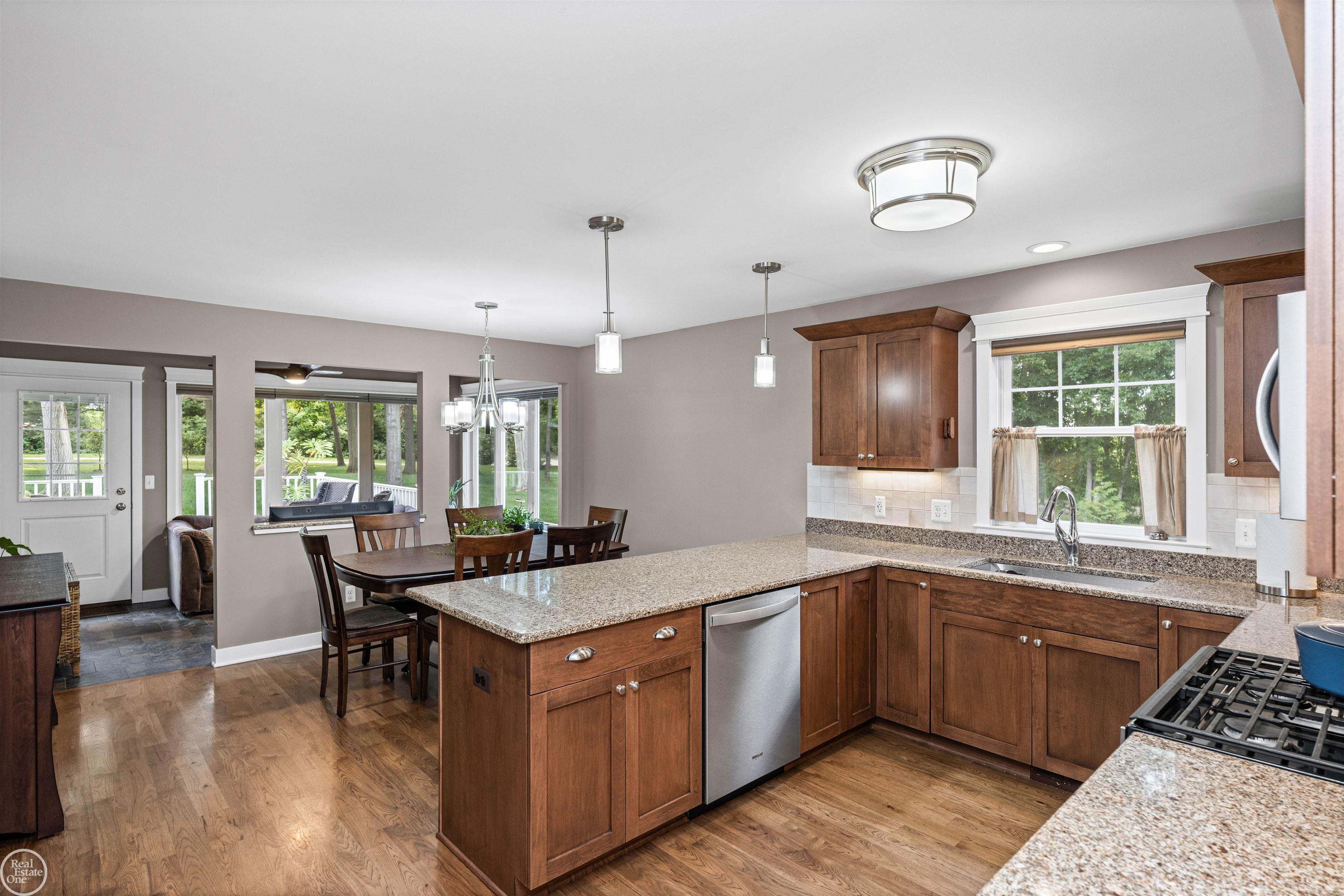 64110 Campground Road Washington, MI 48095 - Photo 36 of 74 Spacious kitchen with granite countertops