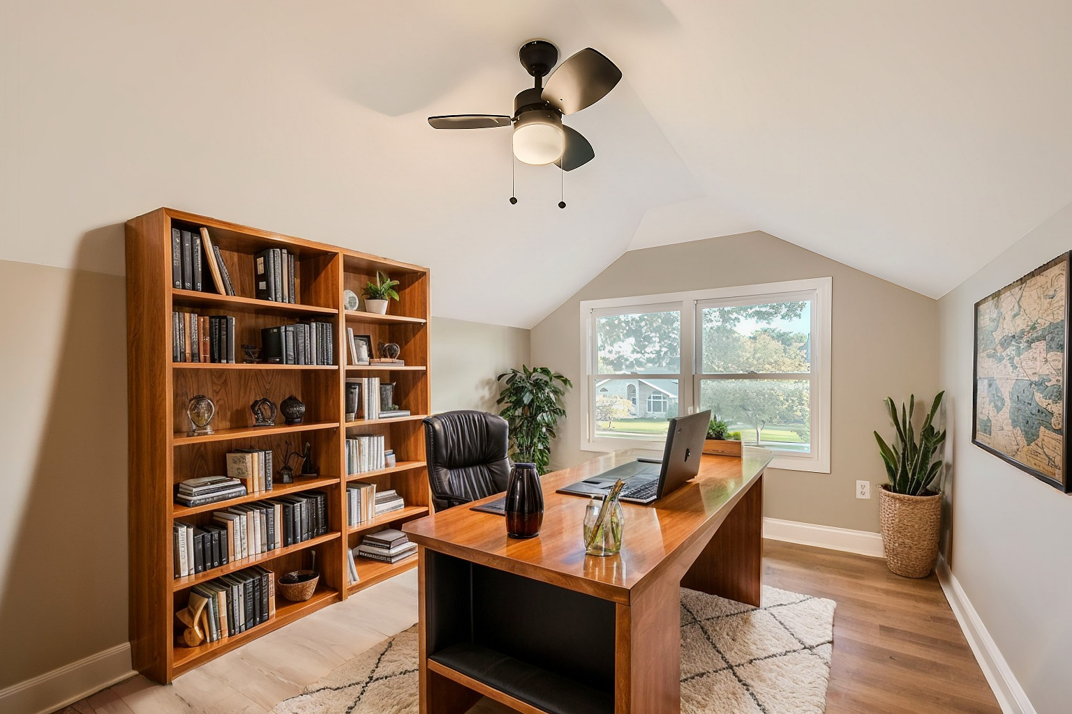 386 Blackhawk Road Riverside, IL 60546 - Photo 22 of 44 a living room with furniture and a book shelf