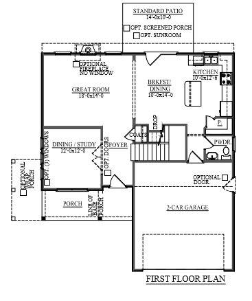 138 Boots Branch Road Summerville, SC 29485 - Photo 39 of 39 ASHBURY DOWNSTAIRS STD FLOORPLAN