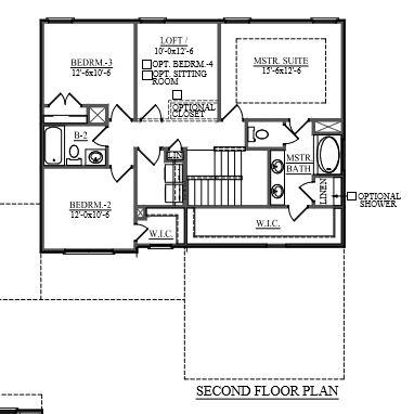 138 Boots Branch Road Summerville, SC 29485 - Photo 38 of 39 ASHBURY UPSTAIRS STD LAYOUT